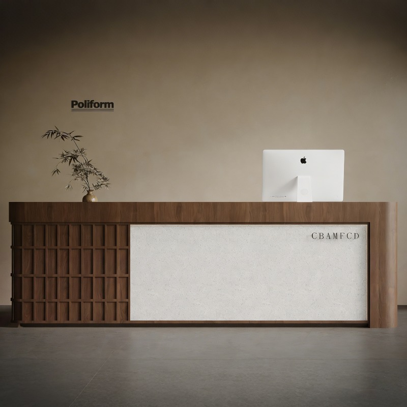 Home Office Tienda - Luxuriöse moderne Empfangstheken, Designer-Mode-Inneneinrichtung, große europäische