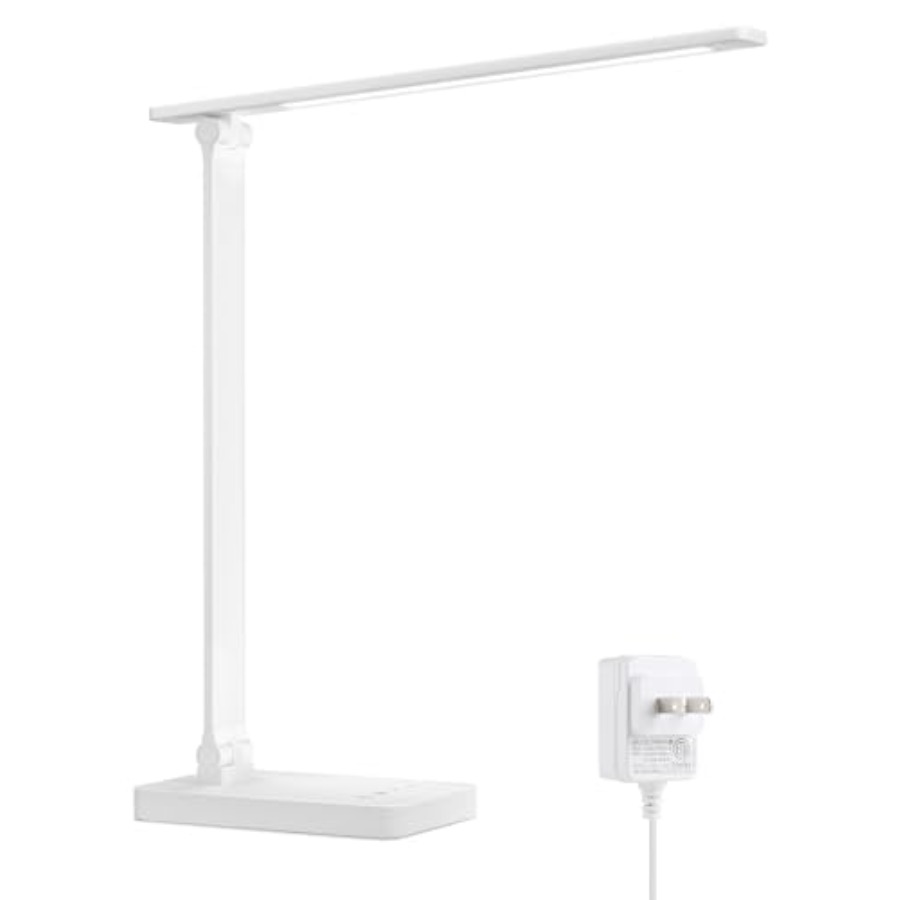 Home Office Desk - LED-Schreibtischlampe, Metall-Tischleuchte 9,5W 800lm, Beste Arbeitslampe,