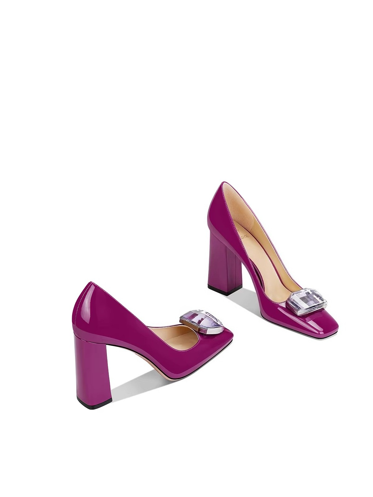 Home Office Head - Frühling und Herbst neue Damen-High-Heels, quadratischer