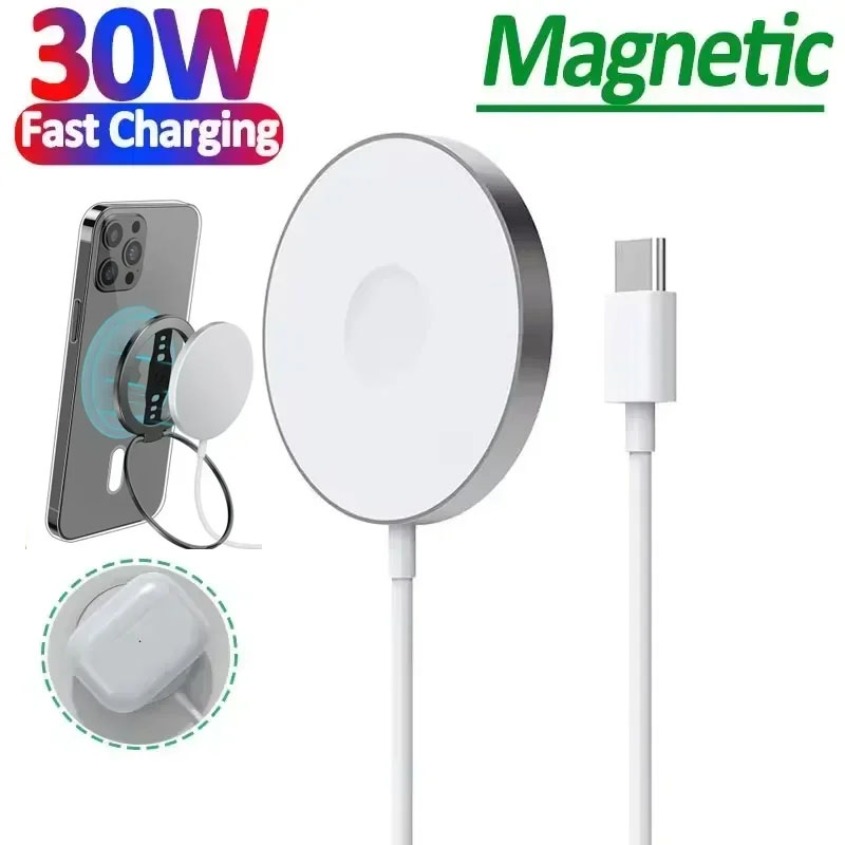 Desk Charging Station - 30W Schnell-Ladegerät Original Magnetisches Kabelloses Ladegerät