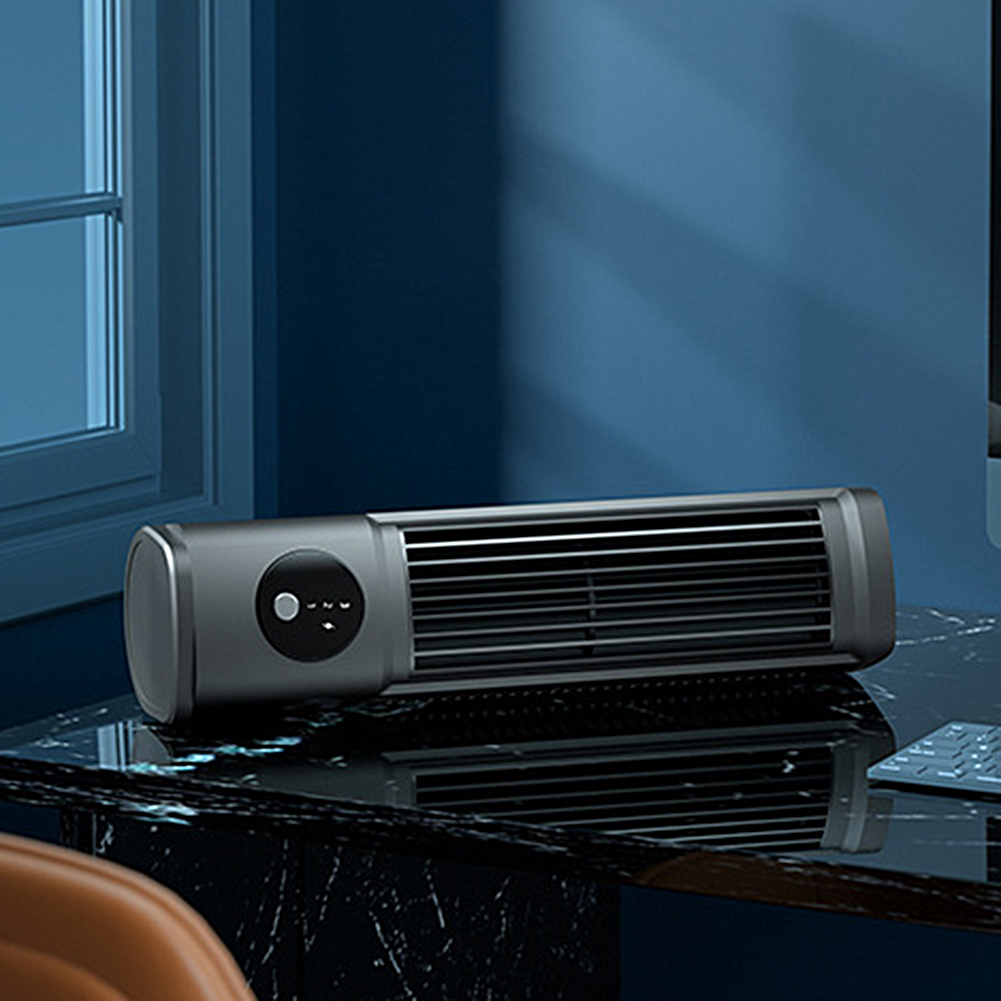 Usb Desk Fan - Tischventilator USB-Aufladbar 3 Geschwindigkeiten Leiser Luftkühler