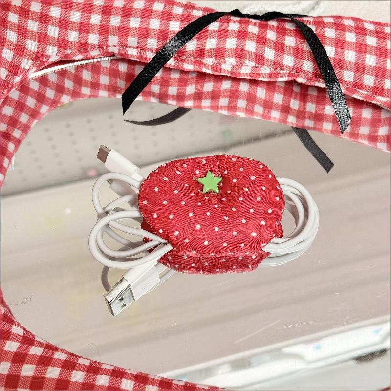 Desk Charging Station - USB-Kabel-Organizer, verstellbarer Kabelwickler, einfacher Kopfhörer-Kabelhalter für
