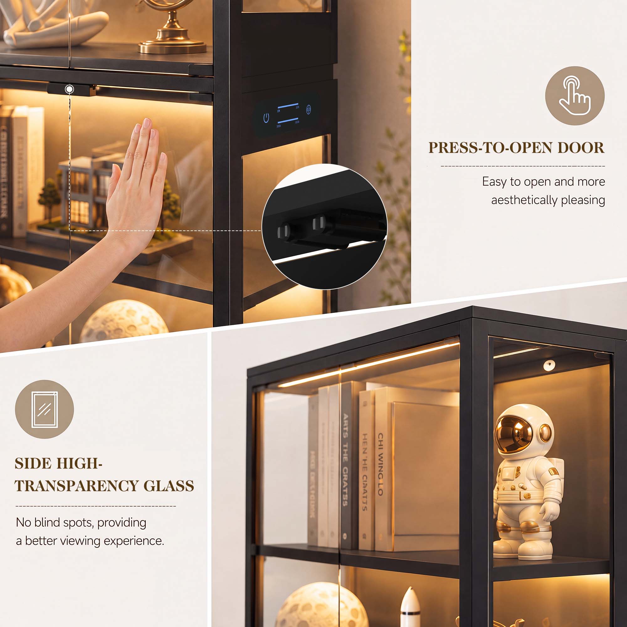 TCGBKAF 5-stufiger Vitrinensch – Home Office Setup Ideas Bewertung und Preis