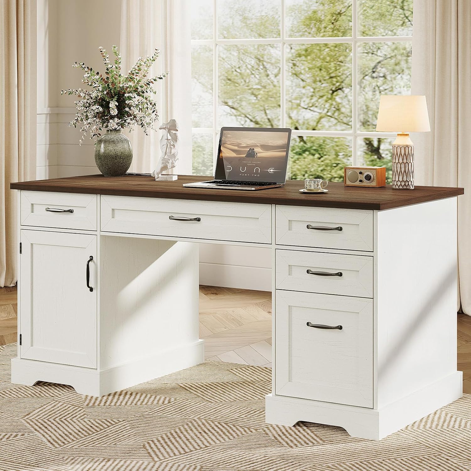 Farmhouse 59-Zoll-Chefschreibt – Desk Charging Station Bewertung und Preis