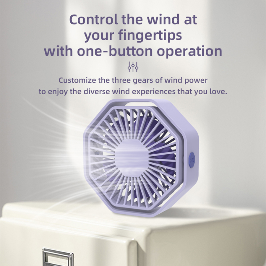 Sechseckiger USB-Tischventilat – Usb Desk Fan Bewertung und Preis