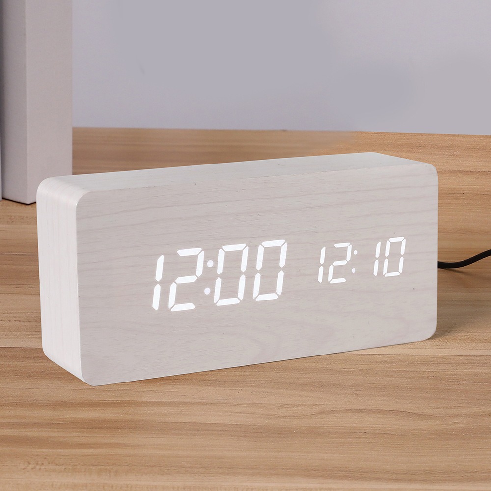 Hölzerner Digitaler Wecker, LE – Led Desk Clock Bewertung und Preis