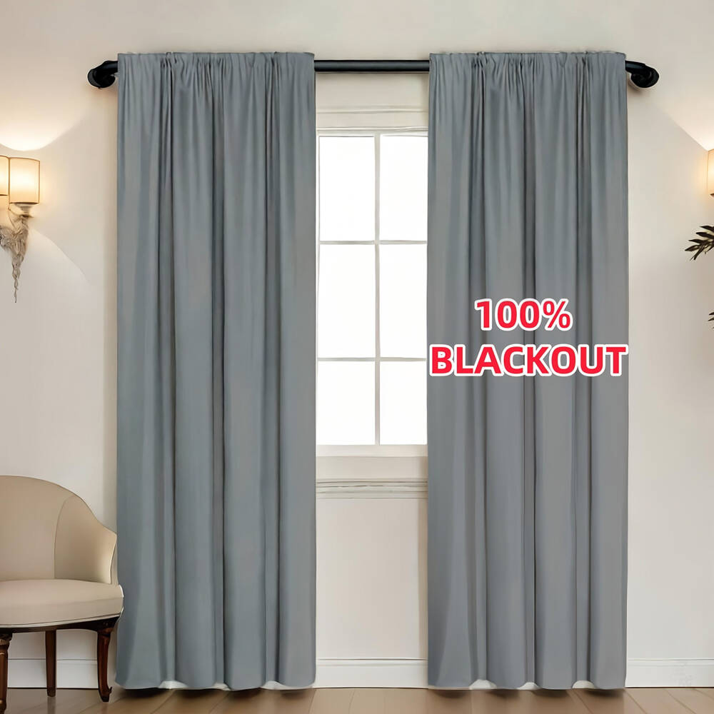 1 Stück 100% Verdunkelungsvorh – Home Office Setup Ideas Bewertung und Preis