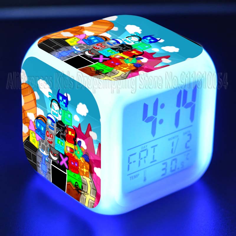 Angry Geometry Dash Wecker Kin – Led Desk Clock Bewertung und Preis