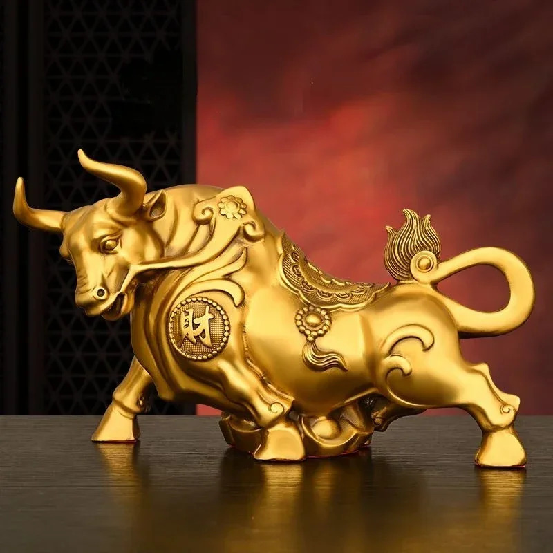 Feng Shui Kupfer Kuh Ornament, – Home Office Marketing Bewertung und Preis