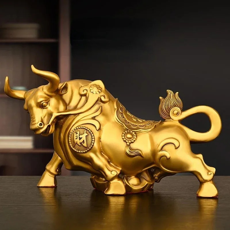 Feng Shui Kupfer Kuh Ornament, – Home Office Marketing Bewertung und Preis