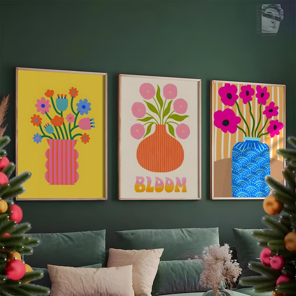 Rosa Blumenmarkt Vase Gemälde  – Home Office Marketing Bewertung und Preis