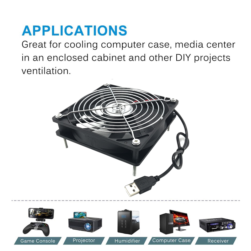 8/12 cm 12 V USB-betriebener C – Usb Desk Fan Bewertung und Preis