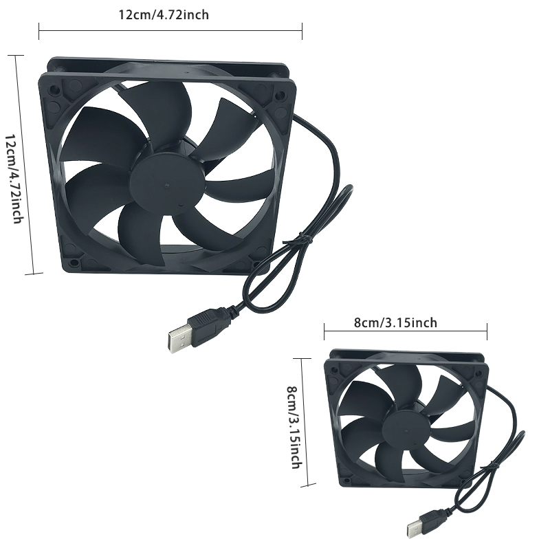 8/12 cm 12 V USB-betriebener C – Usb Desk Fan Bewertung und Preis