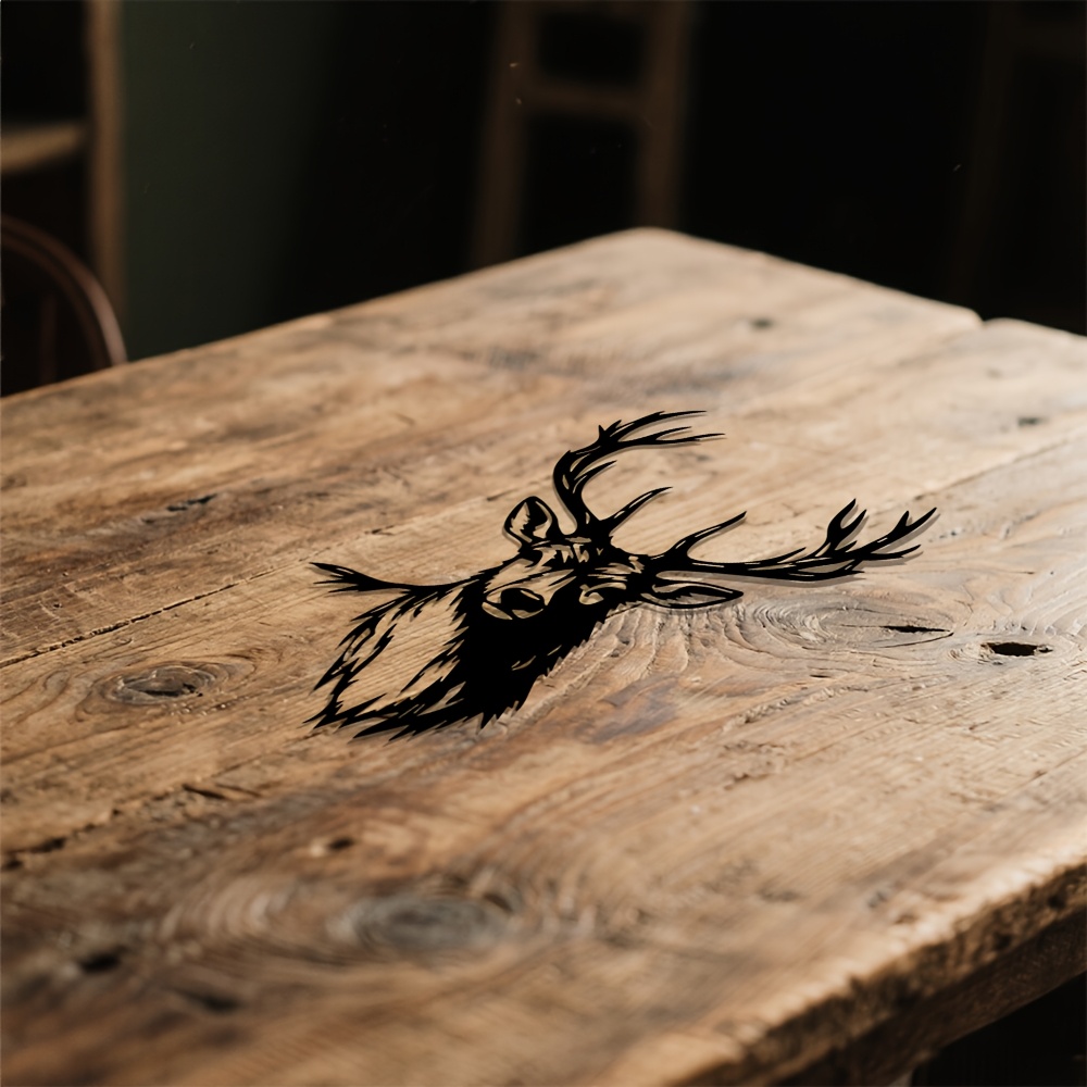 Metall-Wandkunst mit Hirschkop – Home Office Head Bewertung und Preis