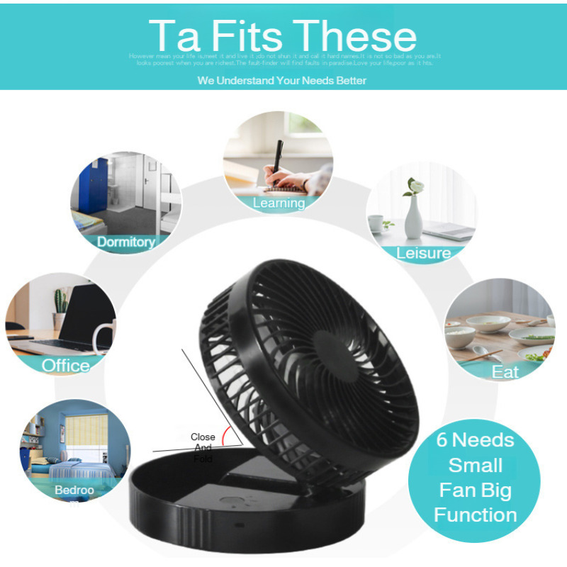 Einziehbarer Ventilator, tragb – Usb Desk Fan Bewertung und Preis