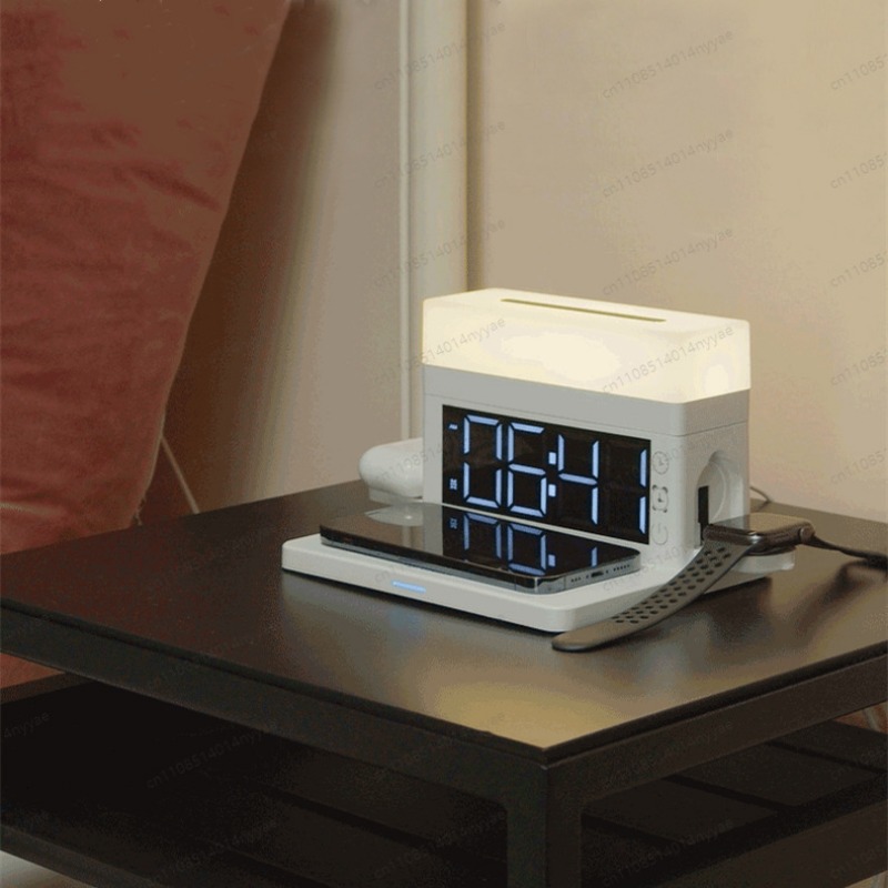 6-in-1 Kabellose Lade-Schreibt – Led Desk Clock Bewertung und Preis