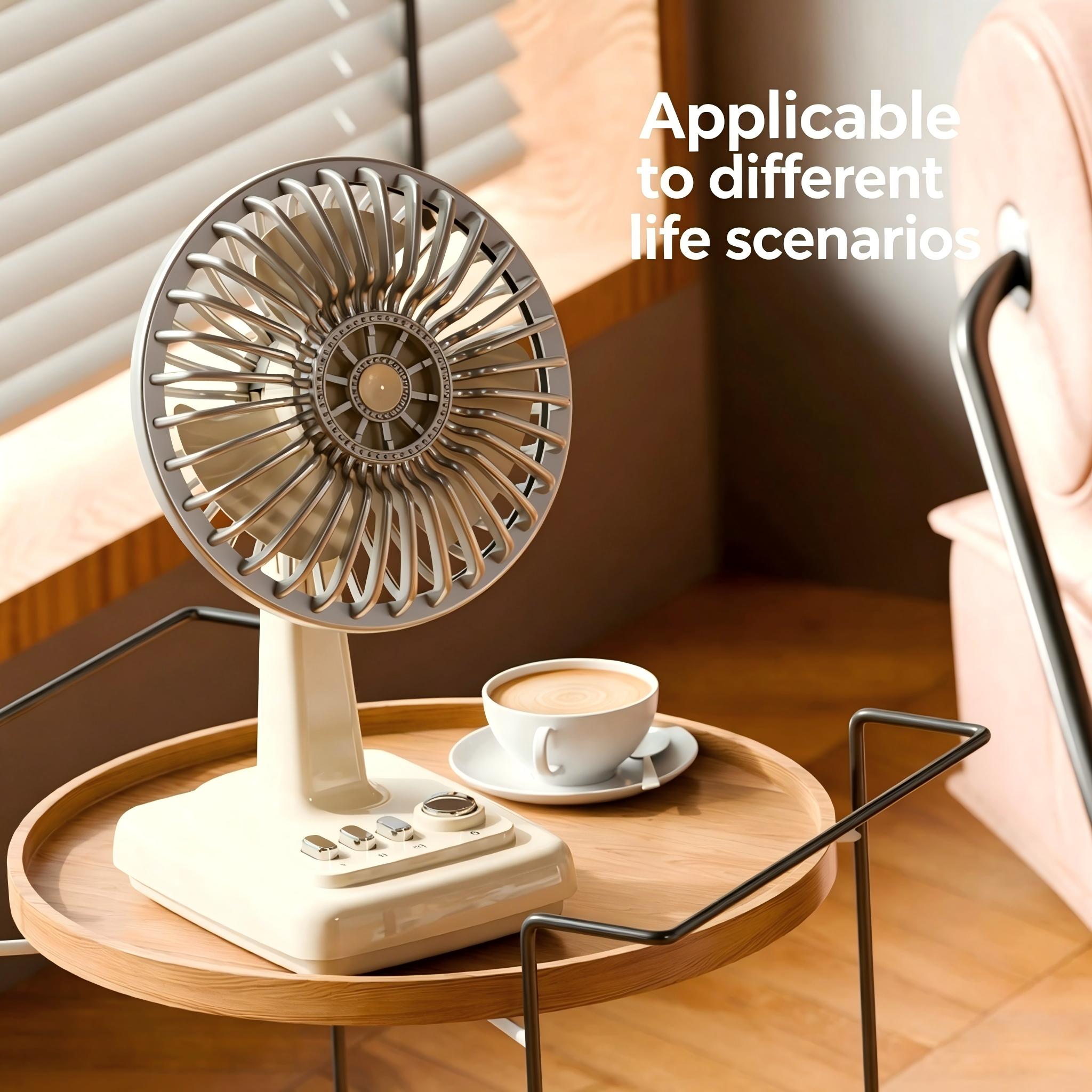 Retro-Legierungs-Tischventilat – Usb Desk Fan Bewertung und Preis
