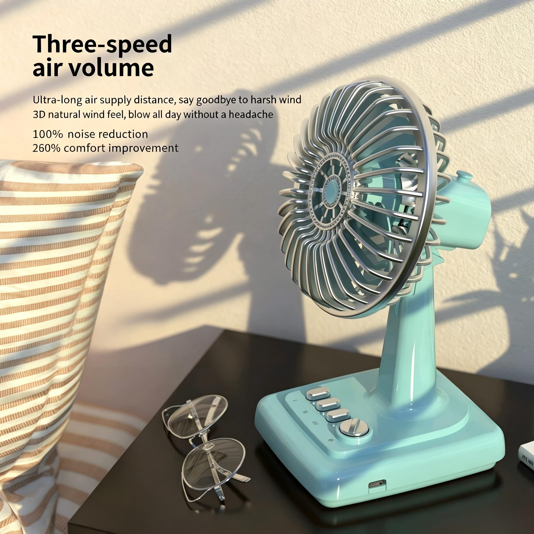 Retro-Legierungs-Tischventilat – Usb Desk Fan Bewertung und Preis