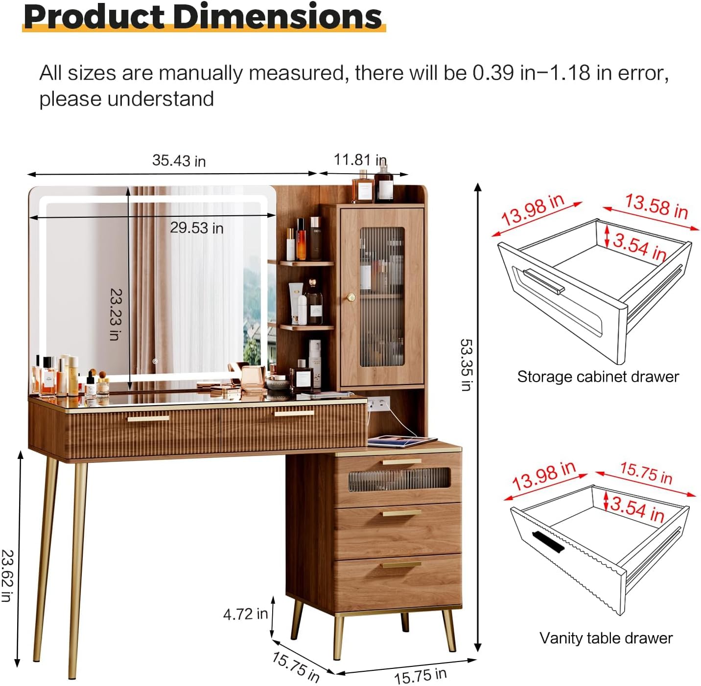Schminktisch fürs Schlafzimmer – Desk Charging Station Bewertung und Preis