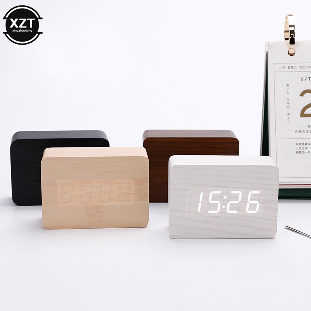 Mode Wecker LED Holz Uhr Tisch – Led Desk Clock Bewertung und Preis