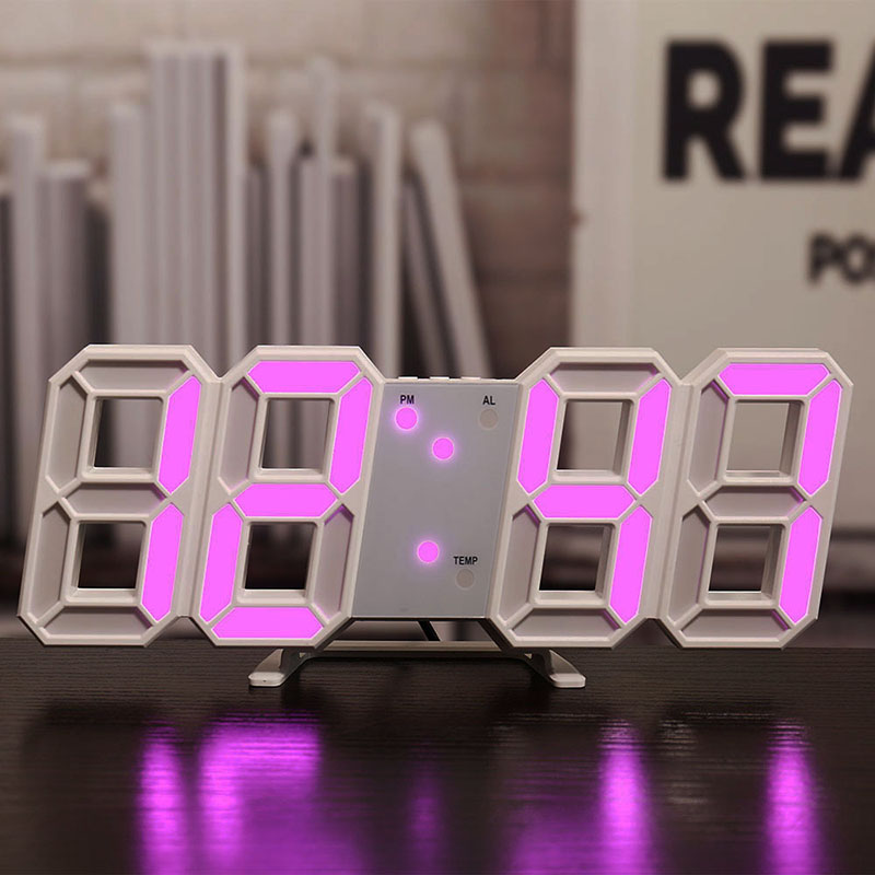 3D-Digitalwecker, Wand-LED-Uhr – Led Desk Clock Bewertung und Preis