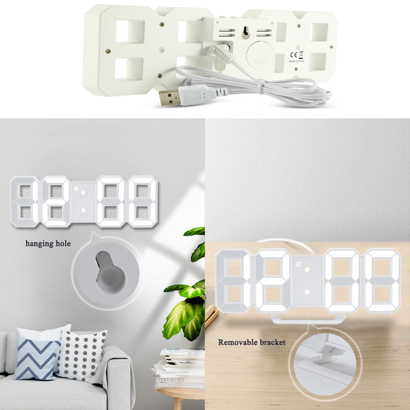 3D-Digitalwecker, Wand-LED-Uhr – Led Desk Clock Bewertung und Preis