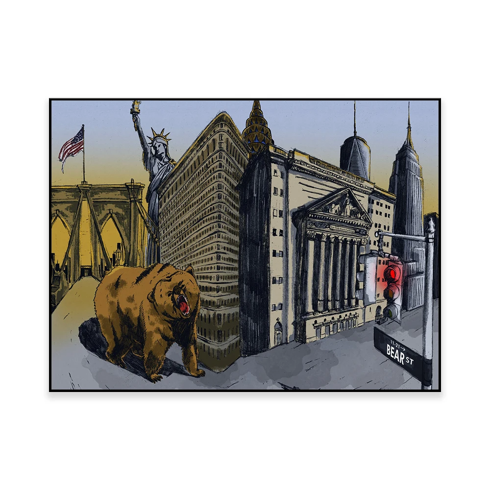 Bärenkunstwerk |   New York |  – Home Office Marketing Bewertung und Preis