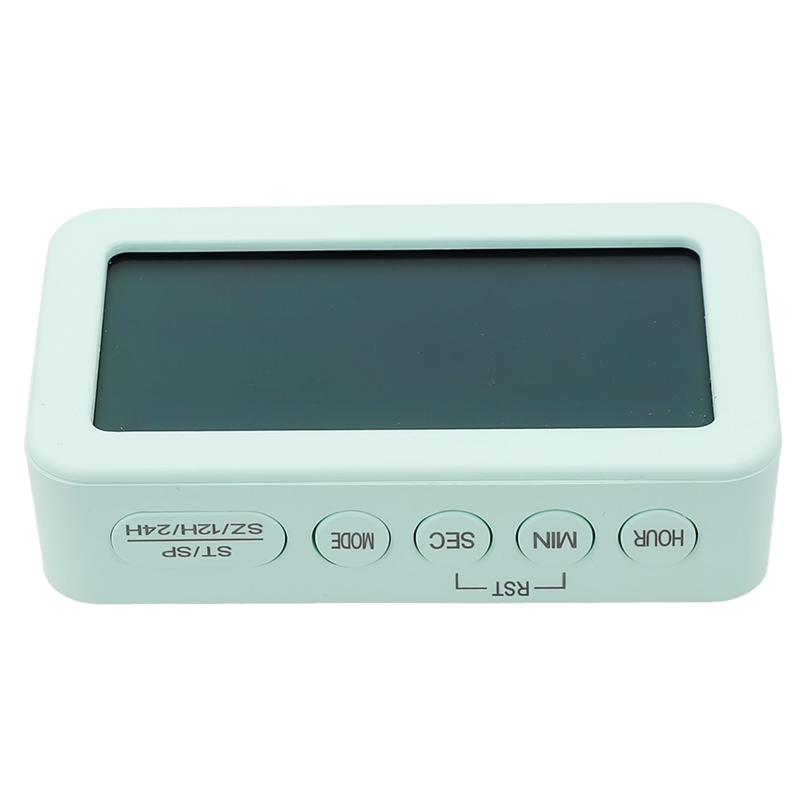 Weiß-rosa-hellgrüner LED-Digit – Led Desk Clock Bewertung und Preis