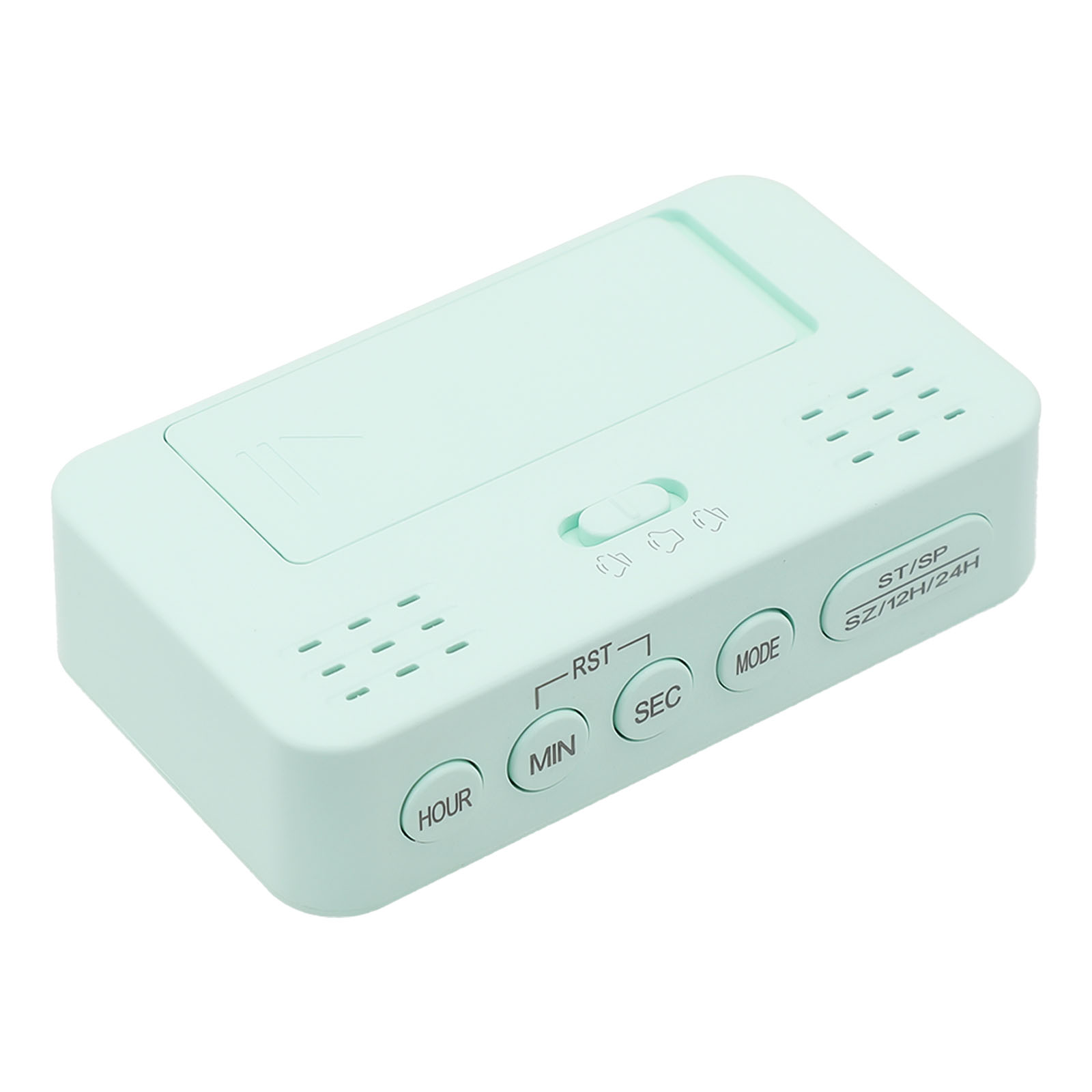 Weiß-rosa-hellgrüner LED-Digit – Led Desk Clock Bewertung und Preis