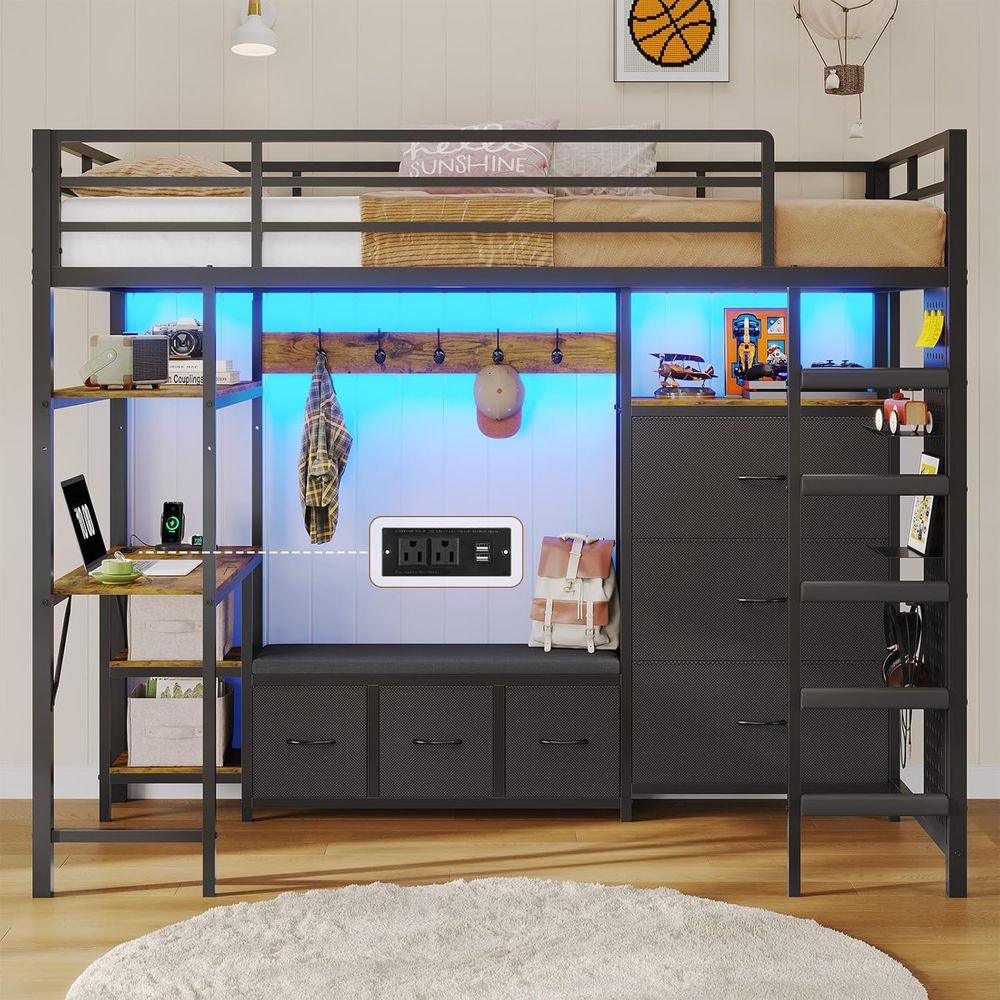 DICTAC Twin-Size-Bett mit 6 St – Desk Charging Station Bewertung und Preis