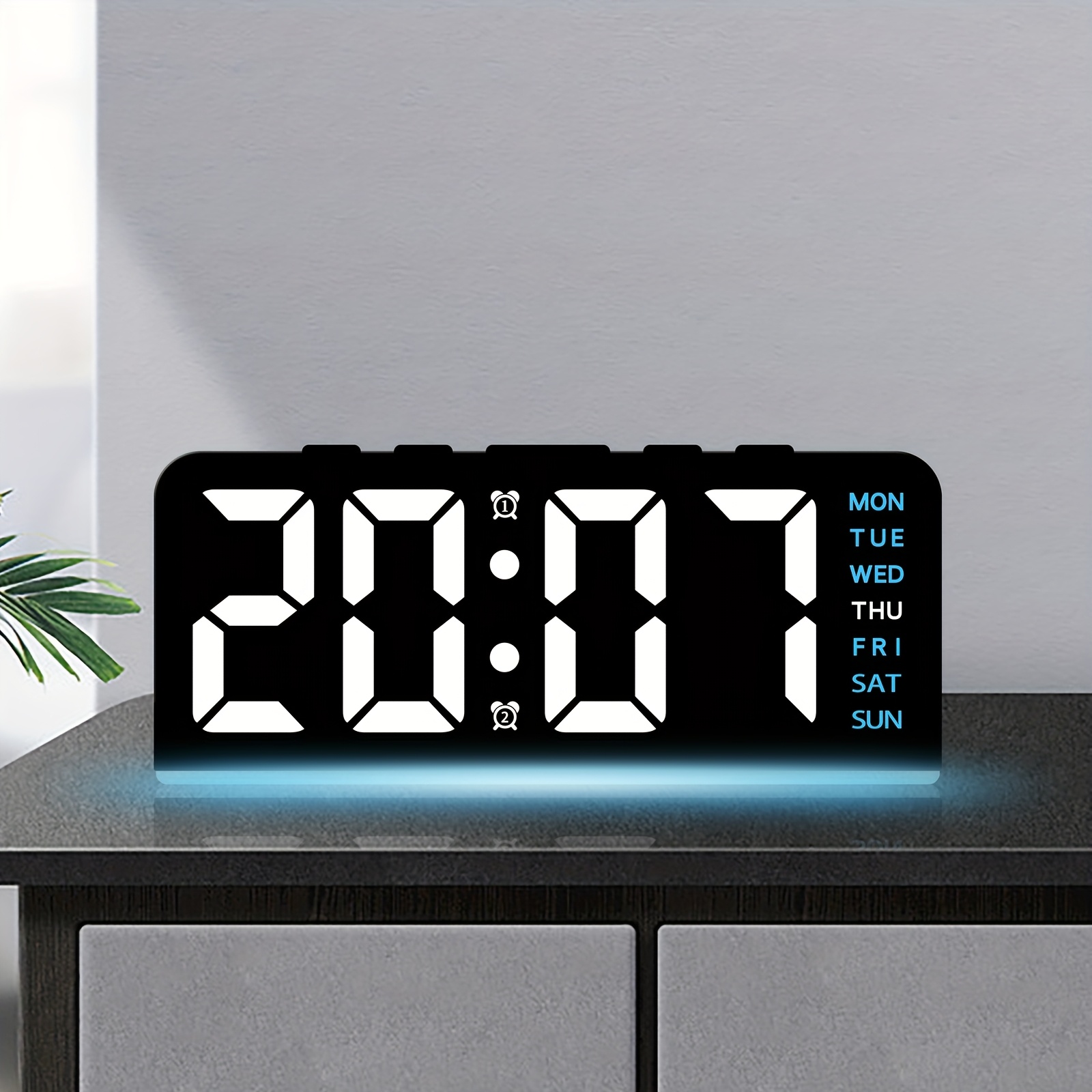 1 PCS Digital LED Wecker Mit D – Led Desk Clock Bewertung und Preis