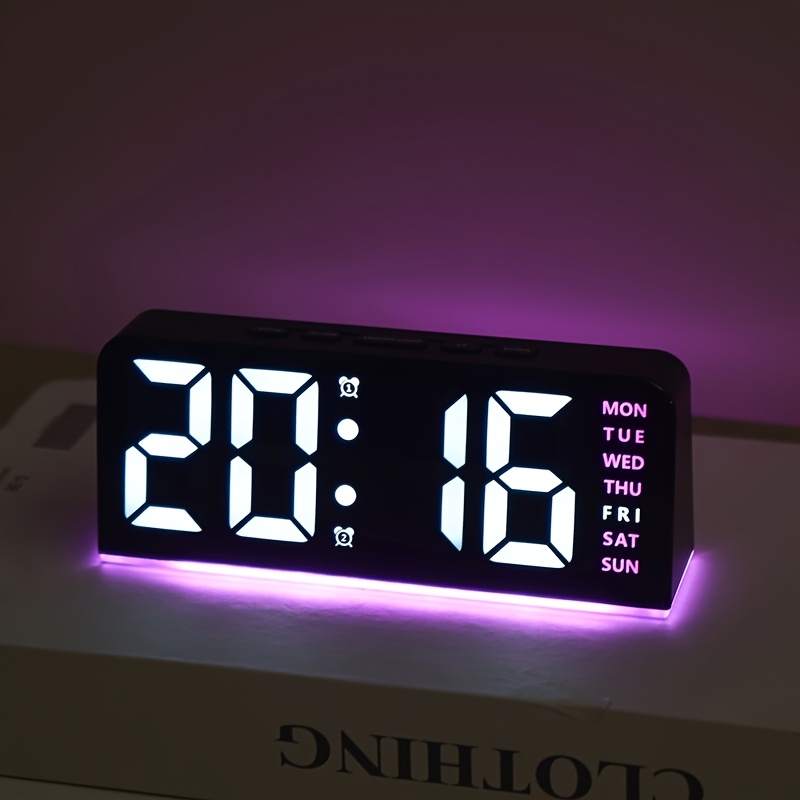 1 PCS Digital LED Wecker Mit D – Led Desk Clock Bewertung und Preis
